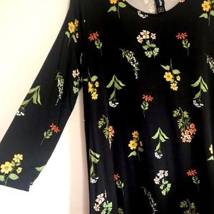 Black Floral Dress